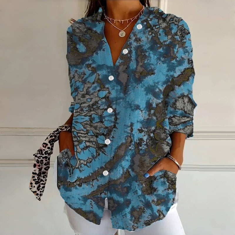 Ava | Abstract Print Blusa