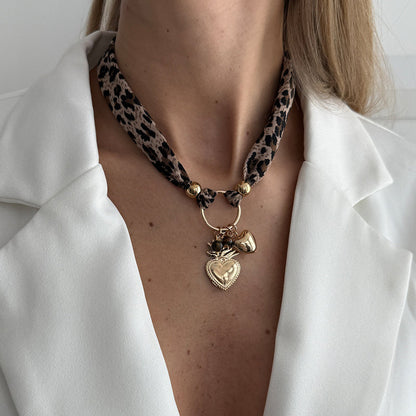Leopardenherz-Collar de Alta Joyería