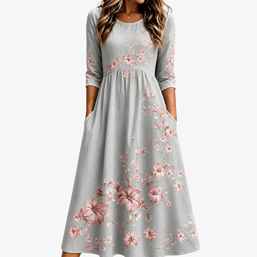 Destello Plateado Florentino Retreat Vestido Midi