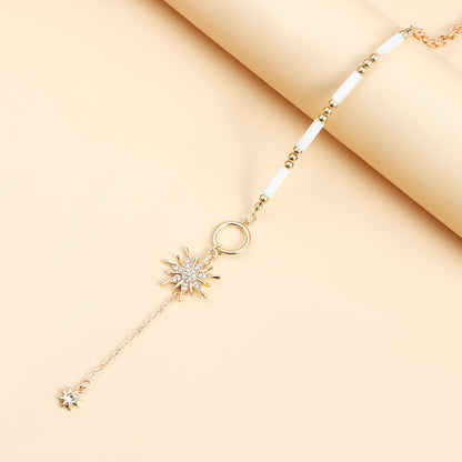Inspiración Vintage Boho-Chic con Colgante Esculpido Collar de Alta Joyería