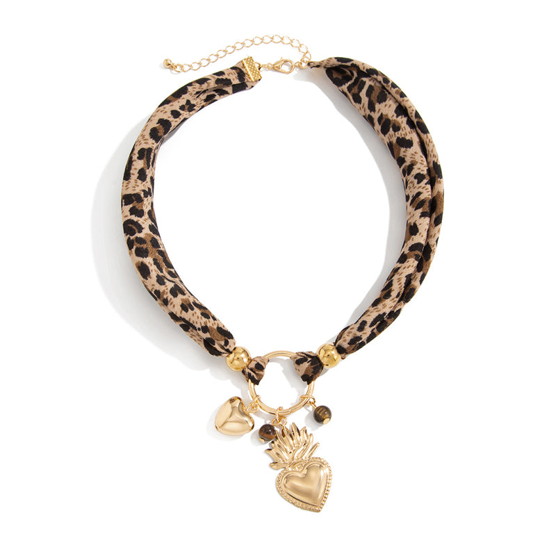 Leopardenherz-Collar de Alta Joyería