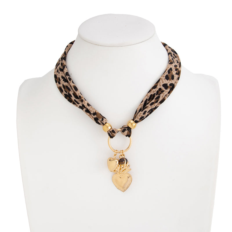 Leopardenherz-Collar de Alta Joyería