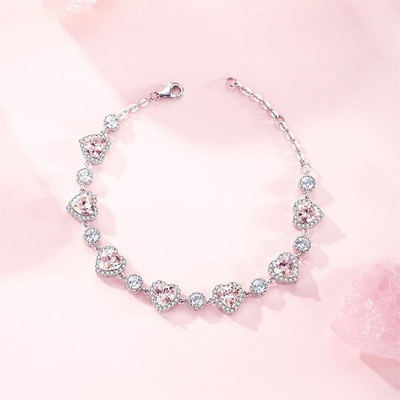 Elegancia Suprema Brazalete Corazón Sublime