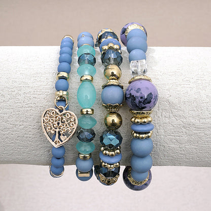 Boho-Chic Brazalete de Perlas Orgánicas