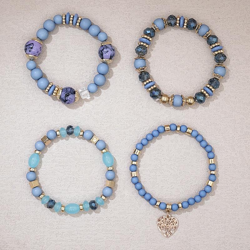 Boho-Chic Brazalete de Perlas Orgánicas