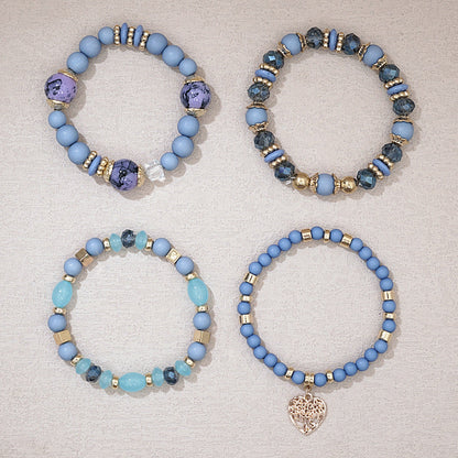 Boho-Chic Brazalete de Perlas Orgánicas