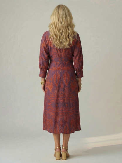 Lune | Natural Wrap Vestido Midi