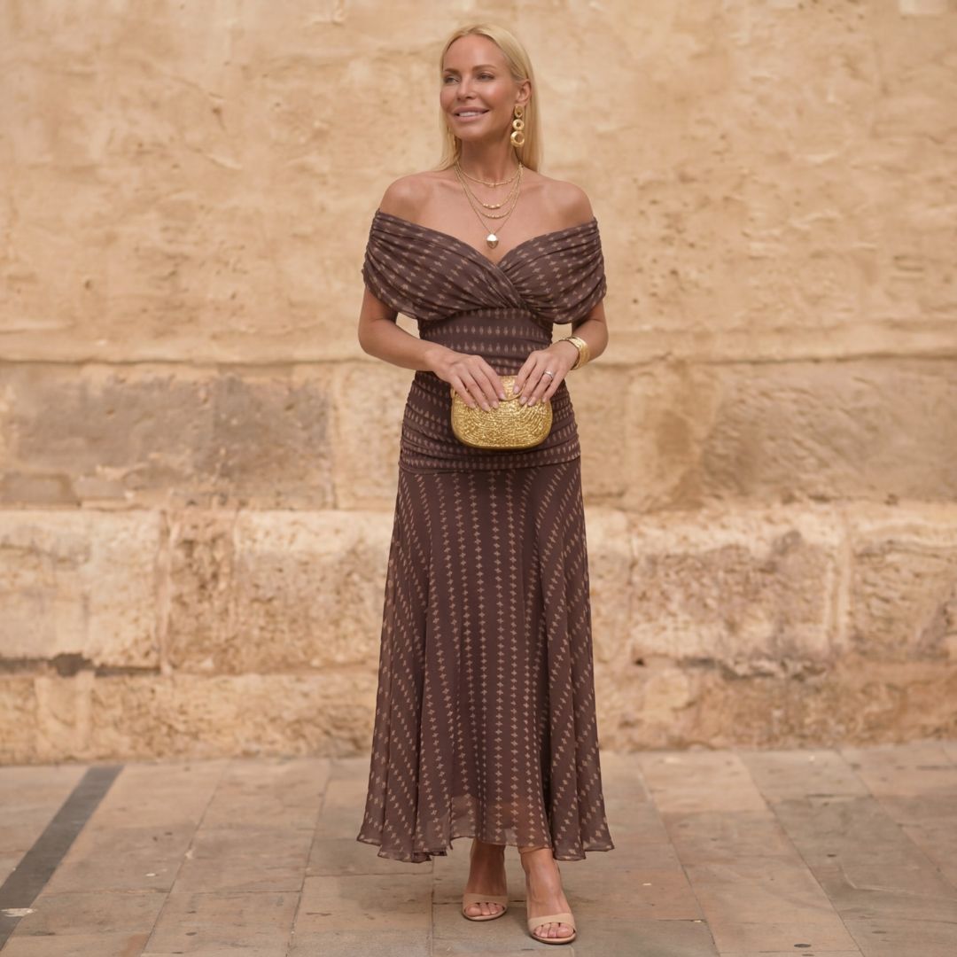 Cecilia | Geometric Flow Vestido