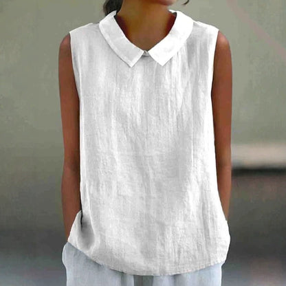 Casual Refinado Einfarbiges Top de Alta Costura