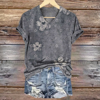 Inspiración Vintage-Camiseta Premium Cotton con Motivo Botánico