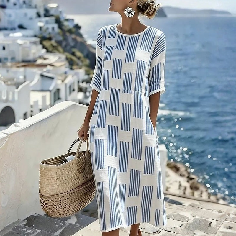 Casual Refinado de Líneas Canale Vestido Haute Couture
