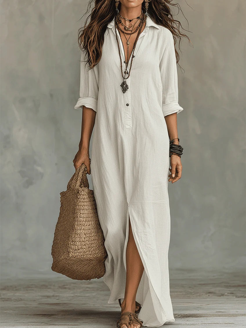 WILLOW | Effortless Vestido Maxi Flattering Silhouette Versatile Daily Wear