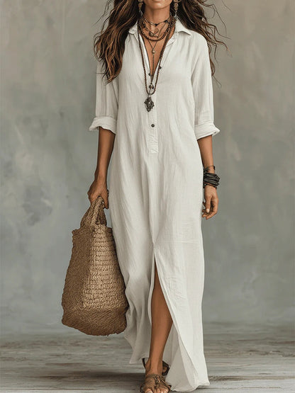 WILLOW | Effortless Vestido Maxi Flattering Silhouette Versatile Daily Wear