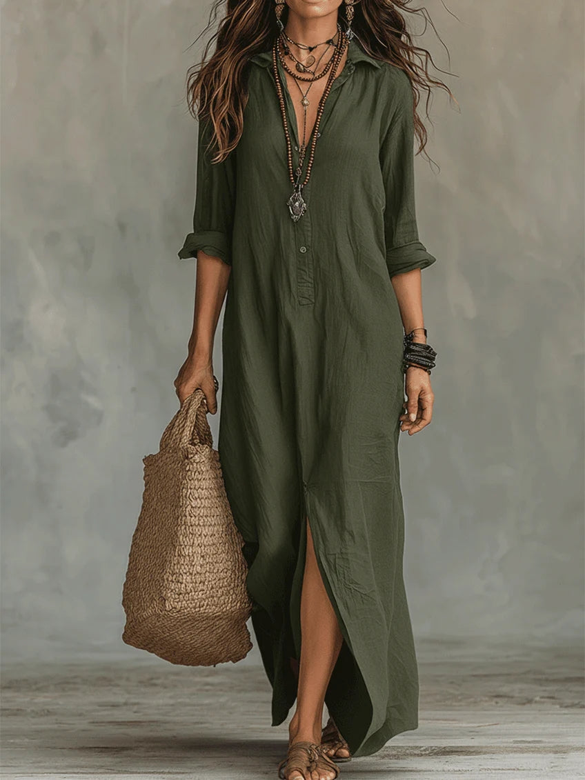 WILLOW | Effortless Vestido Maxi Flattering Silhouette Versatile Daily Wear