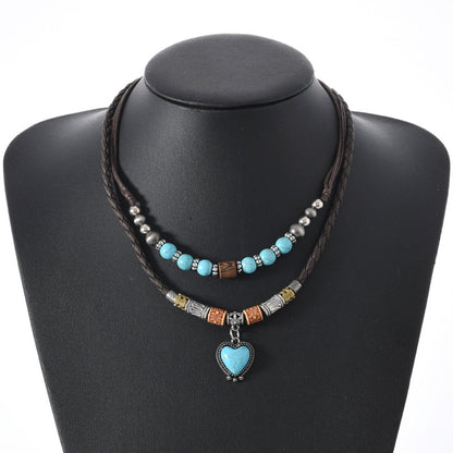 Inspiración Vintage-Collar de Alta Joyería con con Colgante Esculpido de Estilo Maison