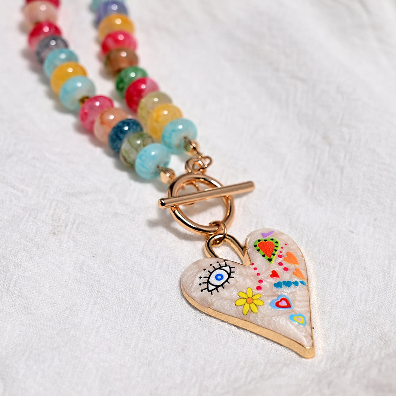 Silueta Corazón Perlenkette