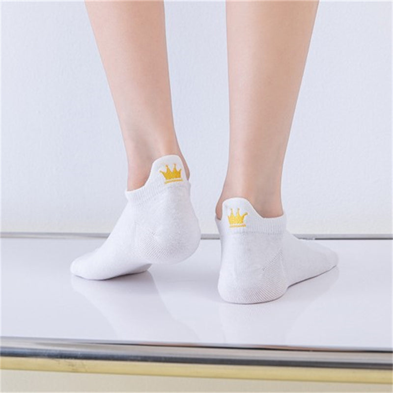 Lässige Einfarbige Calcetines de Hilo