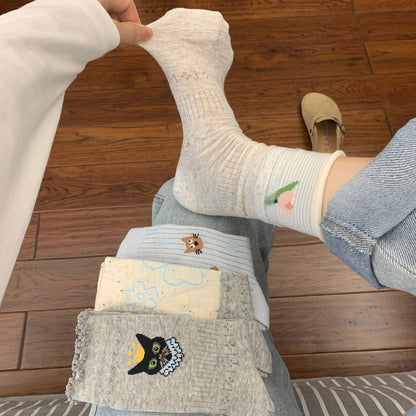 Inspiración Vintage-Freizeitsocken