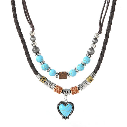Inspiración Vintage-Collar de Alta Joyería con con Colgante Esculpido de Estilo Maison