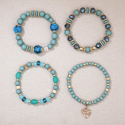Boho-Chic Brazalete de Perlas Orgánicas