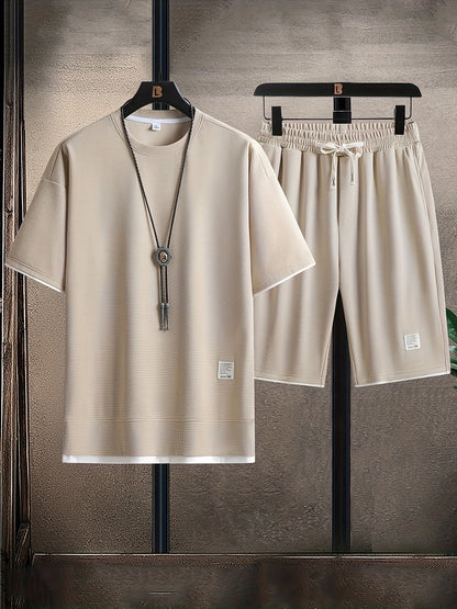 Enzo Waffle Knit Lounge Set
