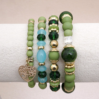 Boho-Chic Brazalete de Perlas Orgánicas