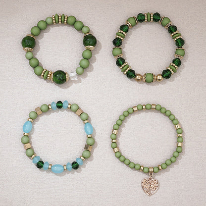 Boho-Chic Brazalete de Perlas Orgánicas