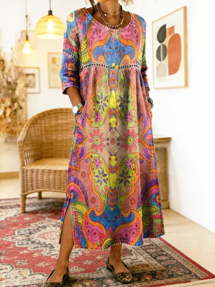 Mira | Printed Vestido