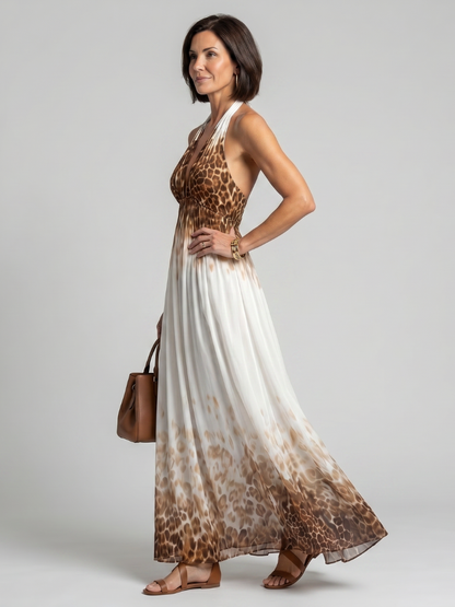 Orlune | Pleated White Vestido Midi