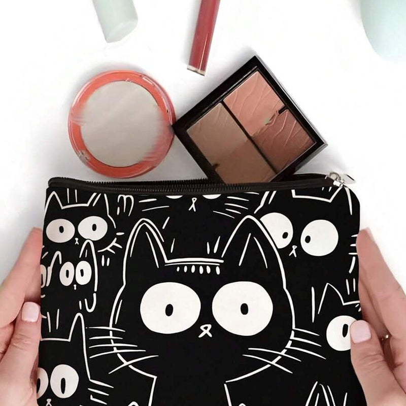 Lässige Bolso de Lujo con Katzenmuster