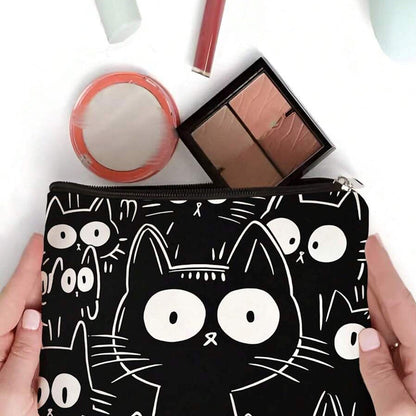 Lässige Bolso de Lujo con Katzenmuster