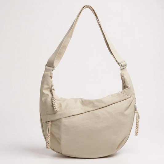 Elena | Beige Bolso de Hombro