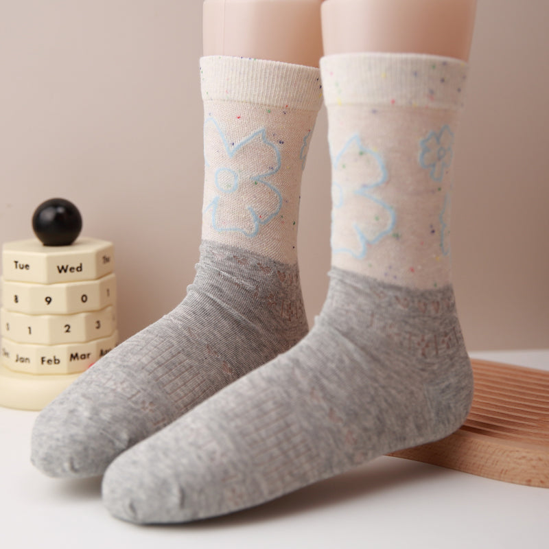 Inspiración Vintage-Freizeitsocken