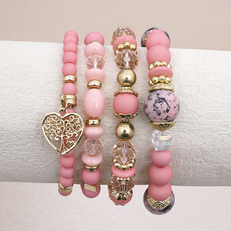 Boho-Chic Brazalete de Perlas Orgánicas