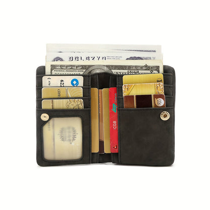 Inspiración Vintage Cartera de Piel Premium
