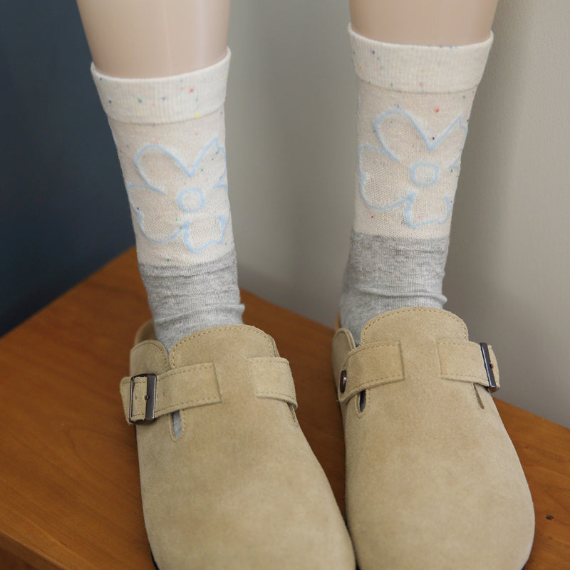 Inspiración Vintage-Freizeitsocken