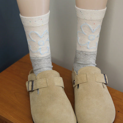 Inspiración Vintage-Freizeitsocken