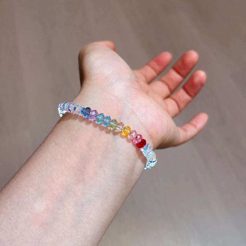 Paleta Cromática Brazalete de Perlas Orgánicas