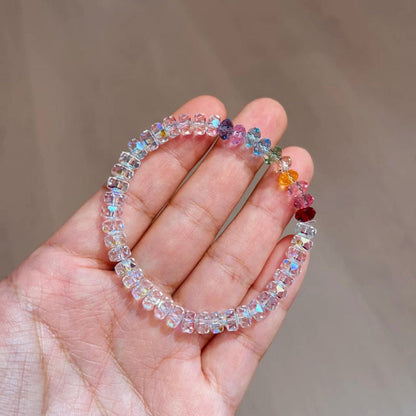 Paleta Cromática Brazalete de Perlas Orgánicas
