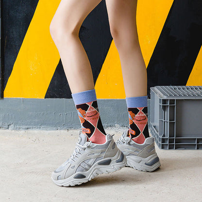 Inspiración Vintage-Freizeitsocken