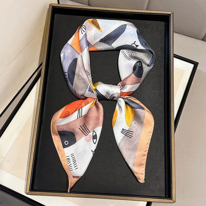 Casual Refinado Foulard de Cachemira con Katzenmuster
