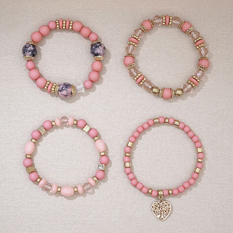 Boho-Chic Brazalete de Perlas Orgánicas