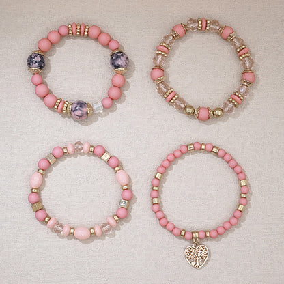 Boho-Chic Brazalete de Perlas Orgánicas