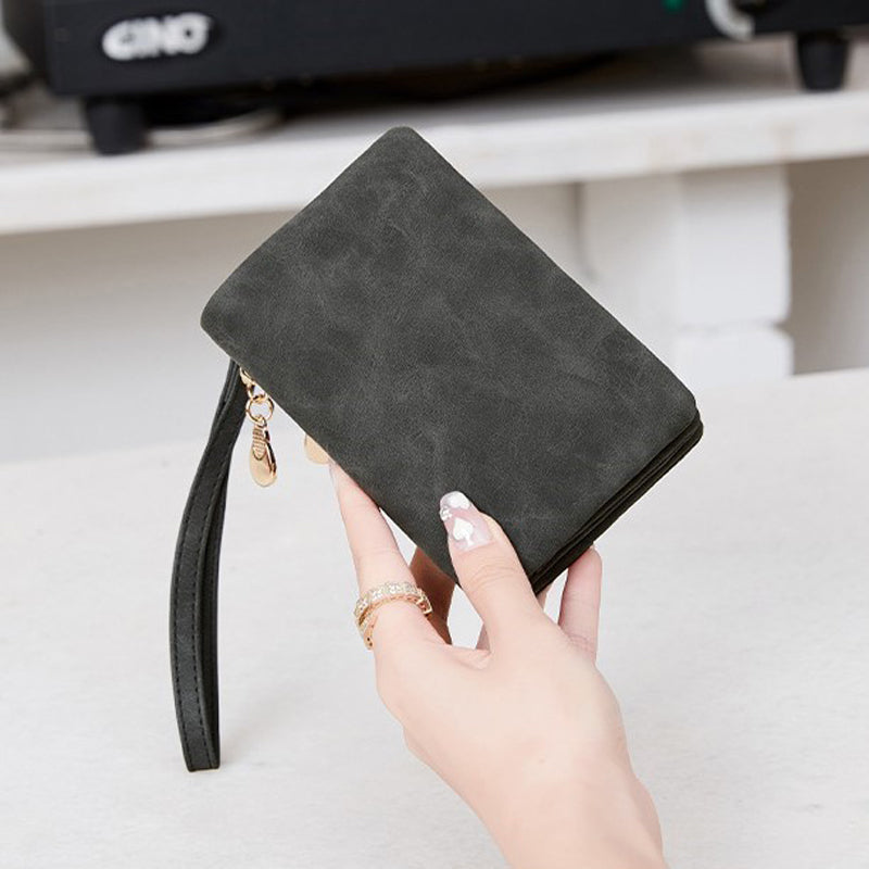 Inspiración Vintage Cartera de Piel Premium