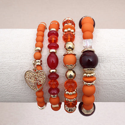 Boho-Chic Brazalete de Perlas Orgánicas
