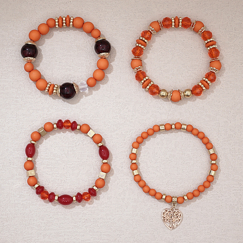 Boho-Chic Brazalete de Perlas Orgánicas