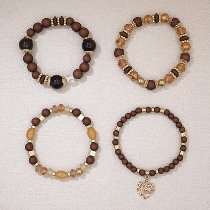 Boho-Chic Brazalete de Perlas Orgánicas