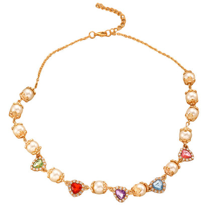 Silueta Corazón Collar de Alta Joyería de Boho-Stil