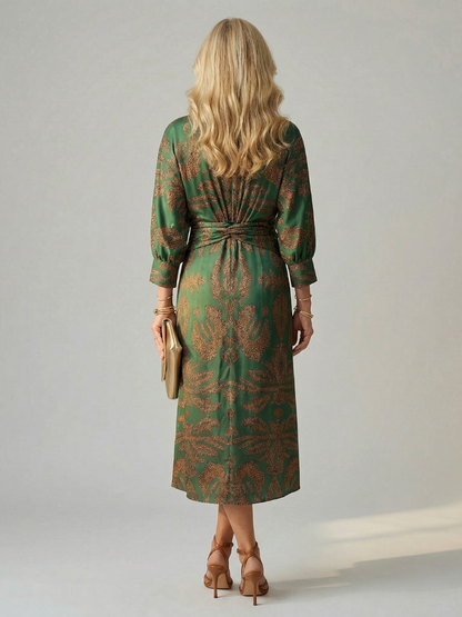 Lune | Natural Wrap Vestido Midi