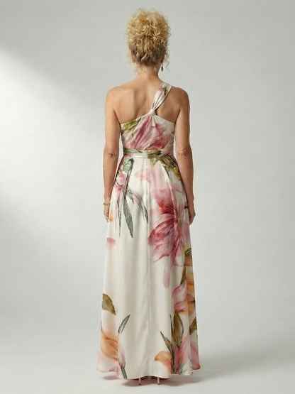 Amiel | Light Floral Vestido Maxi